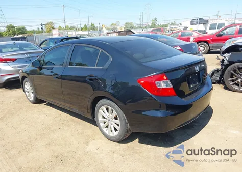 2012 Honda Civic Ex из США, поврежденный, VIN 19XFB2F81CE002624